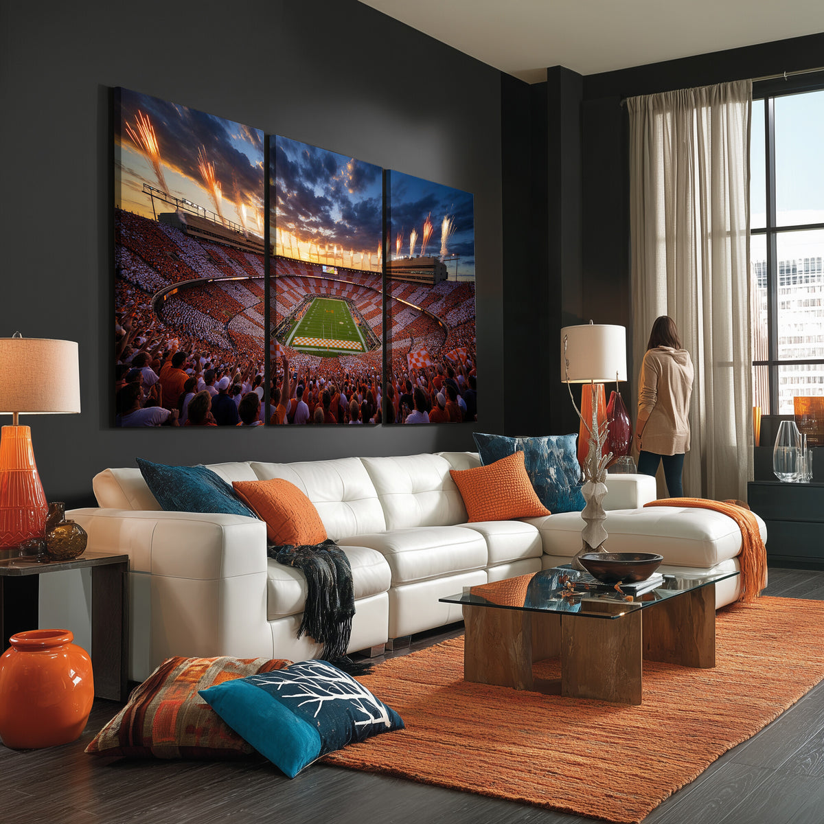 29672818-MGV-CV-36X24 - Stadium Wall Art Canvas Print