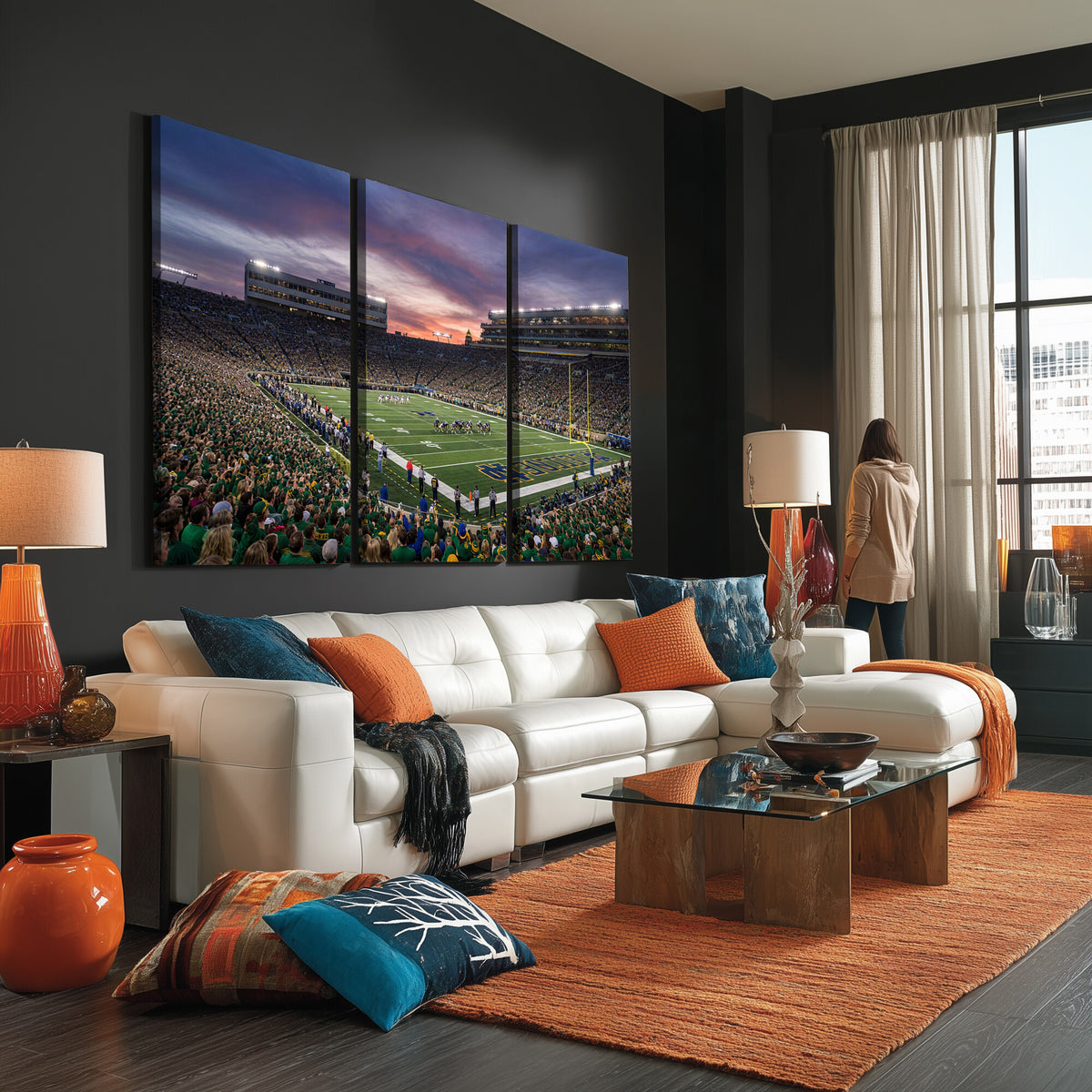 34836892-MGV-CV-36X24 - Stadium Wall Art Canvas Print