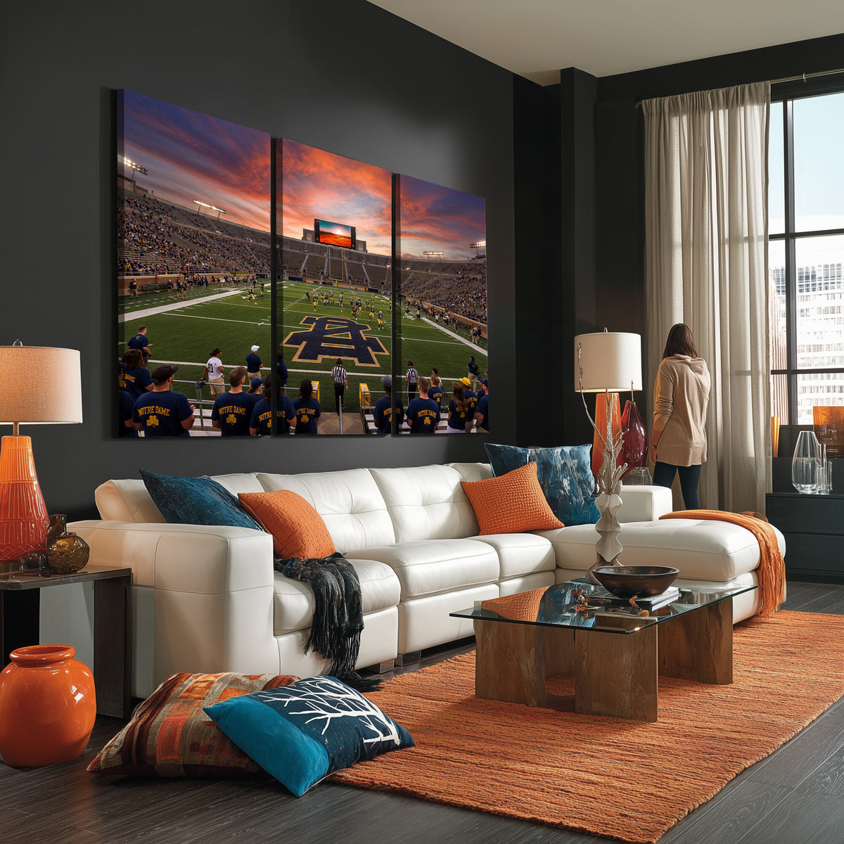 75411323-MGV-CV-36X24 - Stadium Wall Art Canvas Print