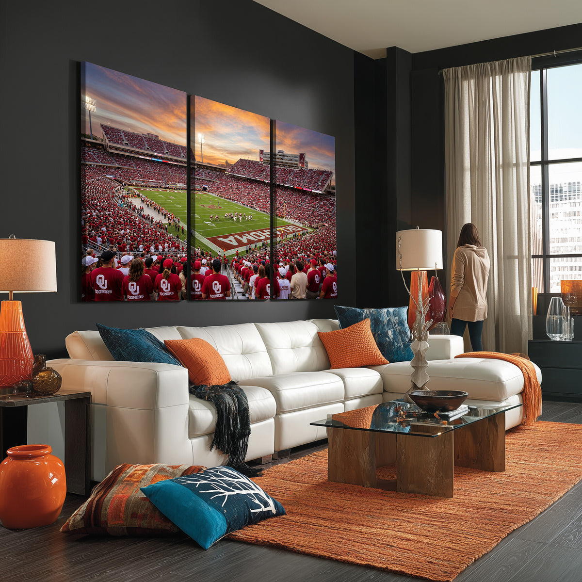92718741-MGV-CV-36X24 - Stadium Wall Art Canvas Print