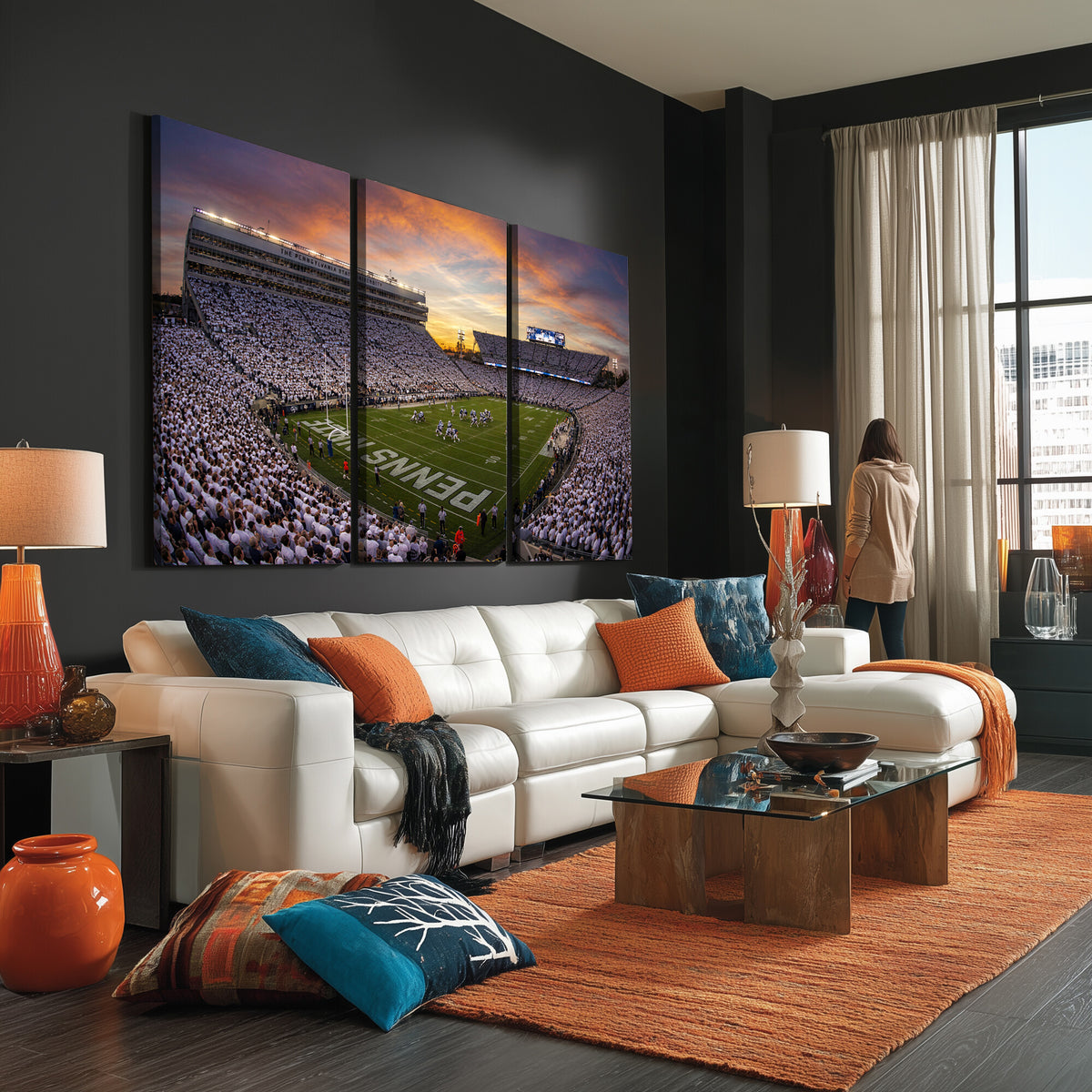 37485833-MGV-CV-36X24 - Stadium Wall Art Canvas Print