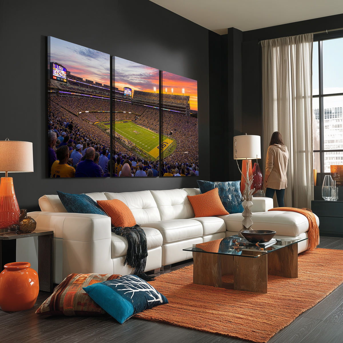 91303167-MGV-CV-36X24 - Stadium Wall Art Canvas Print