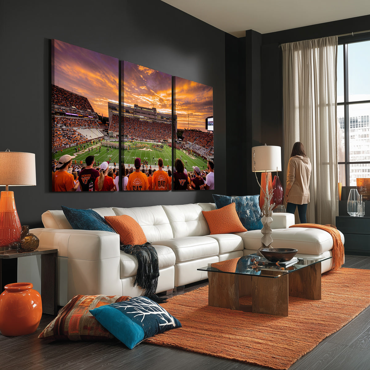25873880-MGV-CV-36X24 - Stadium Wall Art Canvas Print