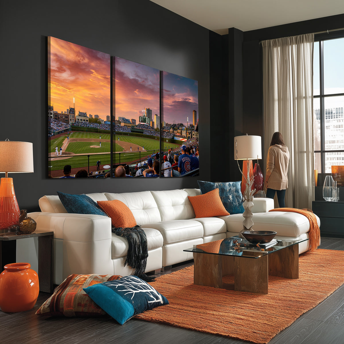 94073020-MGV-CV-36X24 - Stadium Wall Art Canvas Print