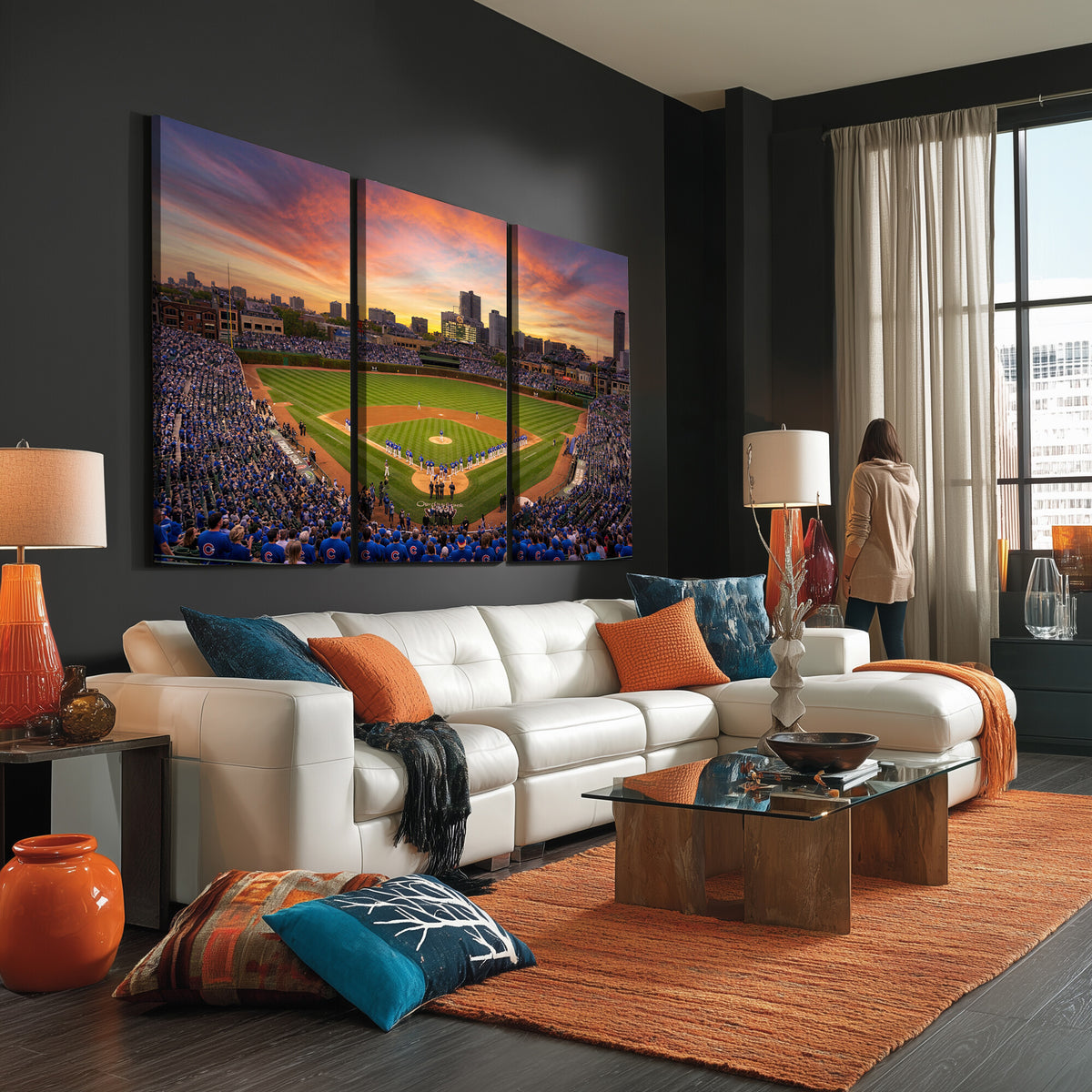 42812246-MGV-CV-36X24 - Stadium Wall Art Canvas Print