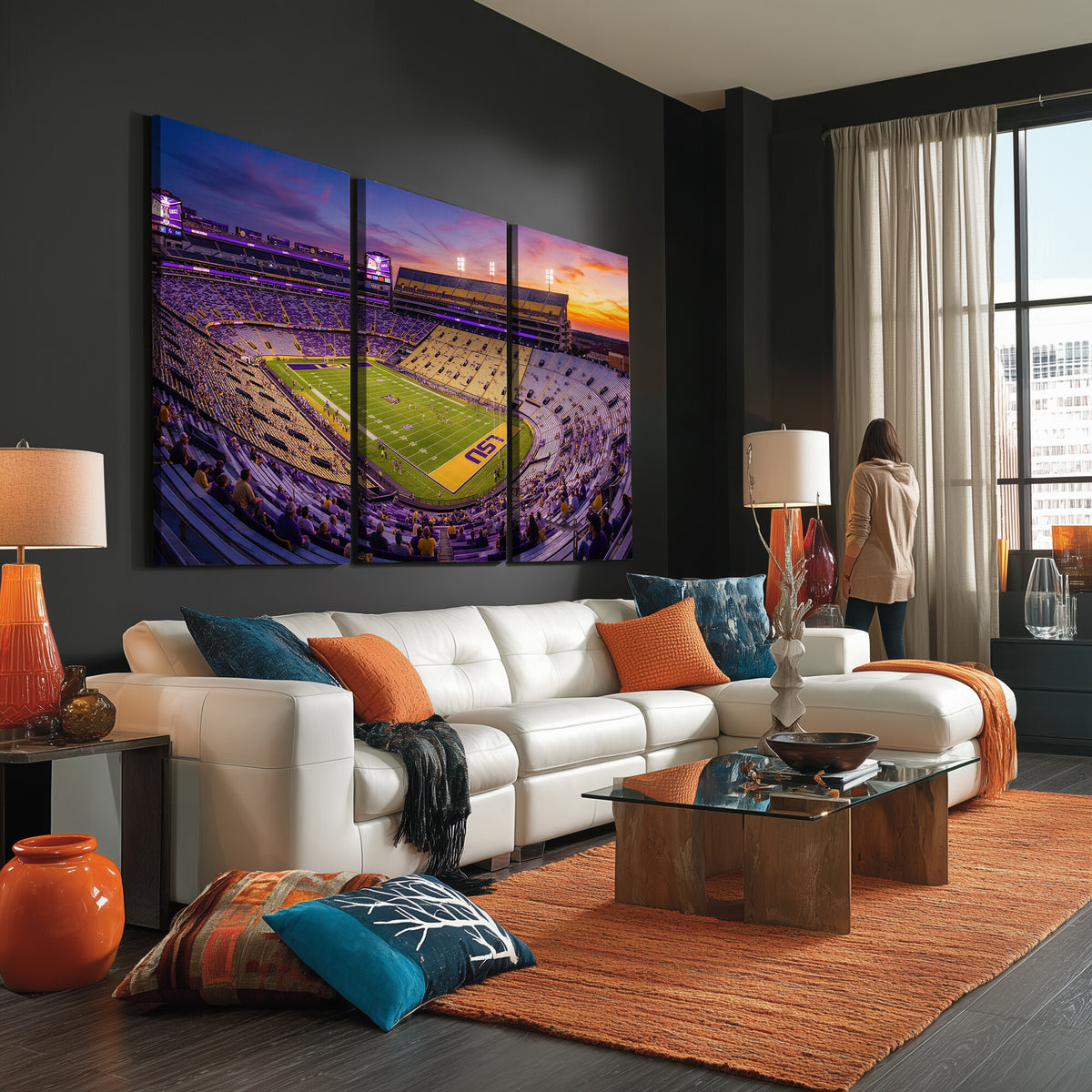 21378512-MGV-CV-36X24 - Stadium Wall Art Canvas Print