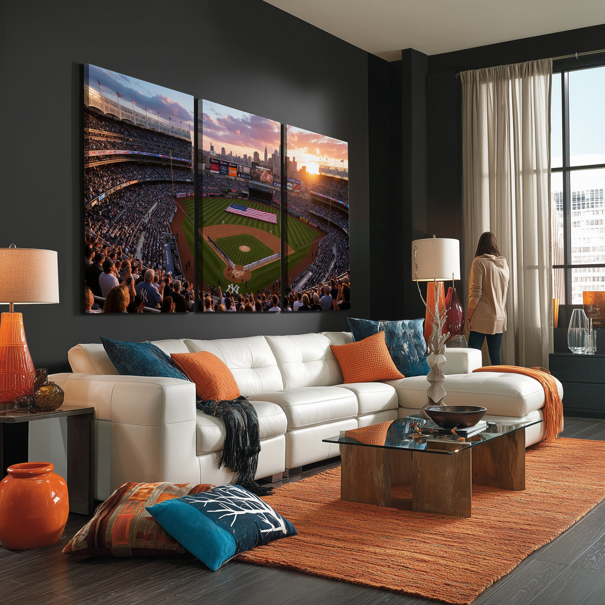43632742-MGV-CV-36X24 - Stadium Wall Art Canvas Print