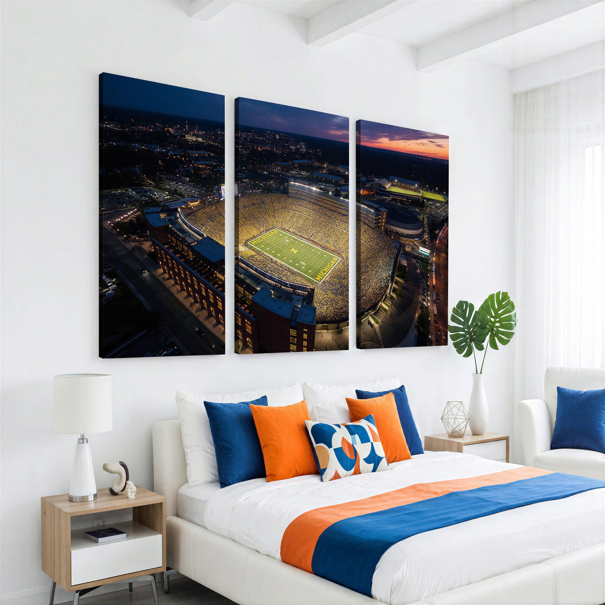61127284-MGV-CV-36X24 - Stadium Wall Art Canvas Print
