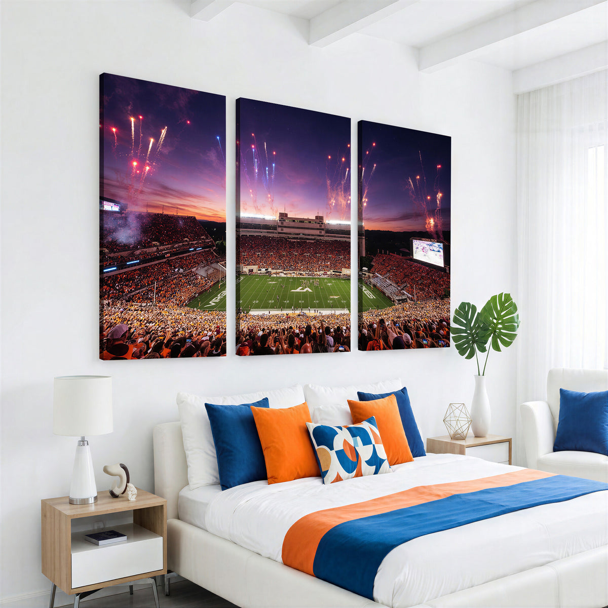 60785214-MGV-CV-36X24 - Stadium Wall Art Canvas Print