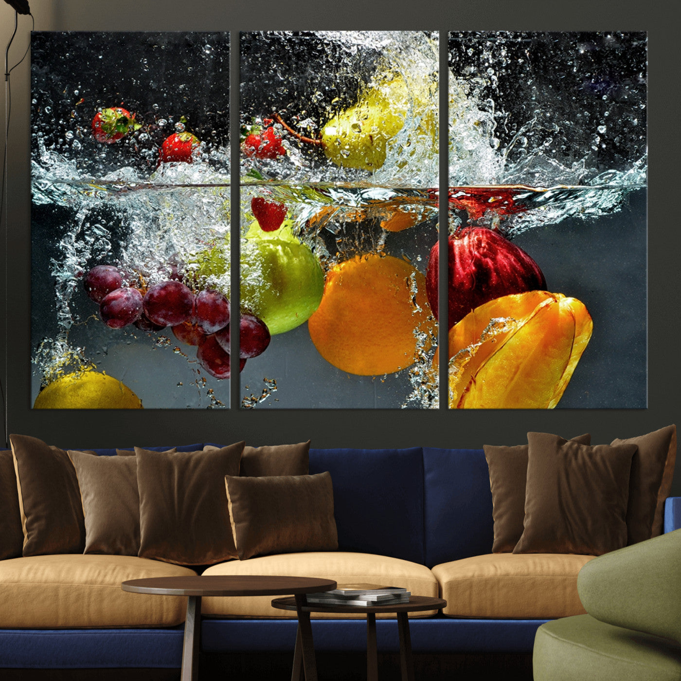 23381-MGV-CV-36X24-Kithen Vegetables World Wall Art Canvas Print