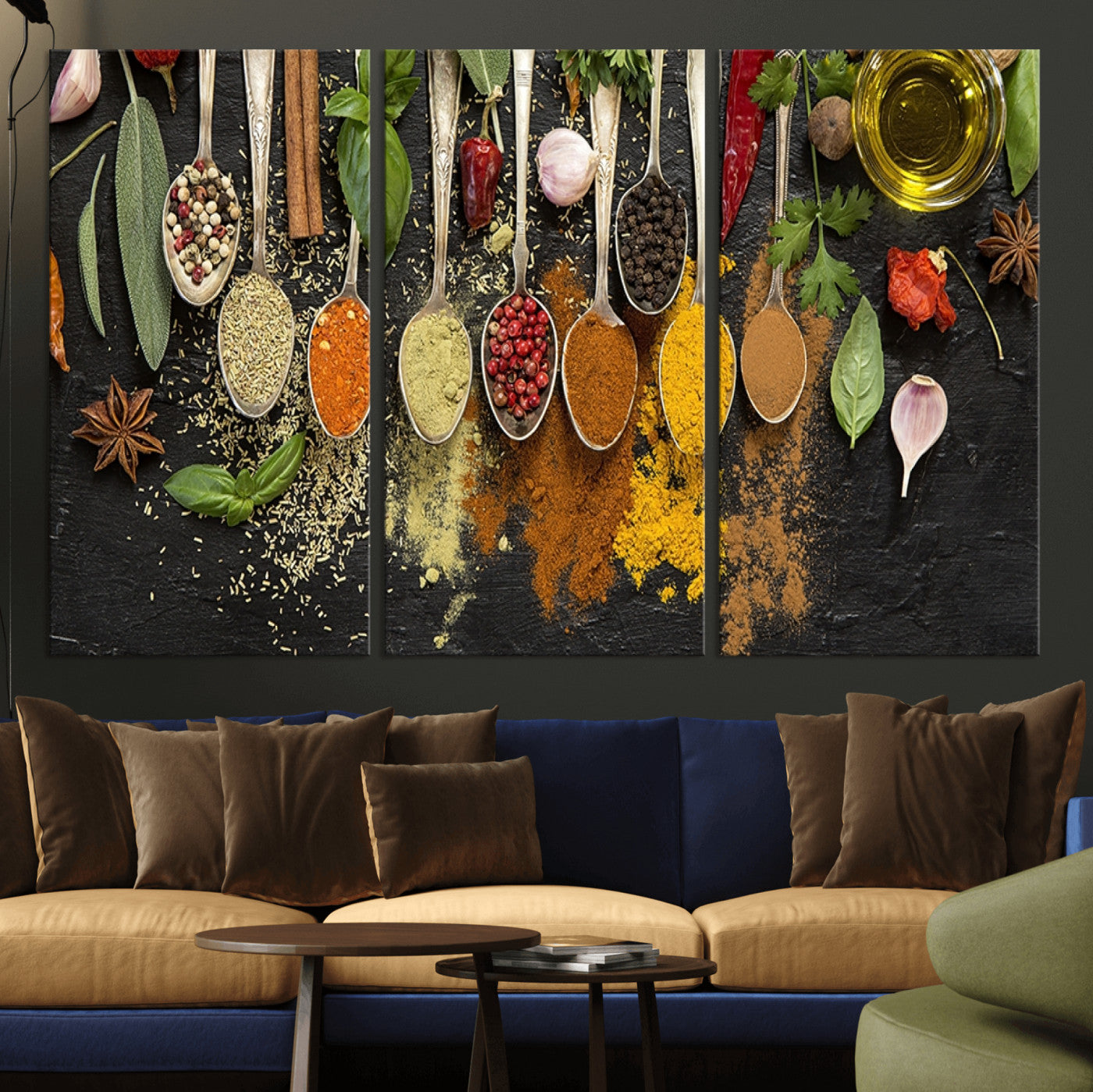 MGV-CV-48X32-3P - Spices Wall Art Canvas Print