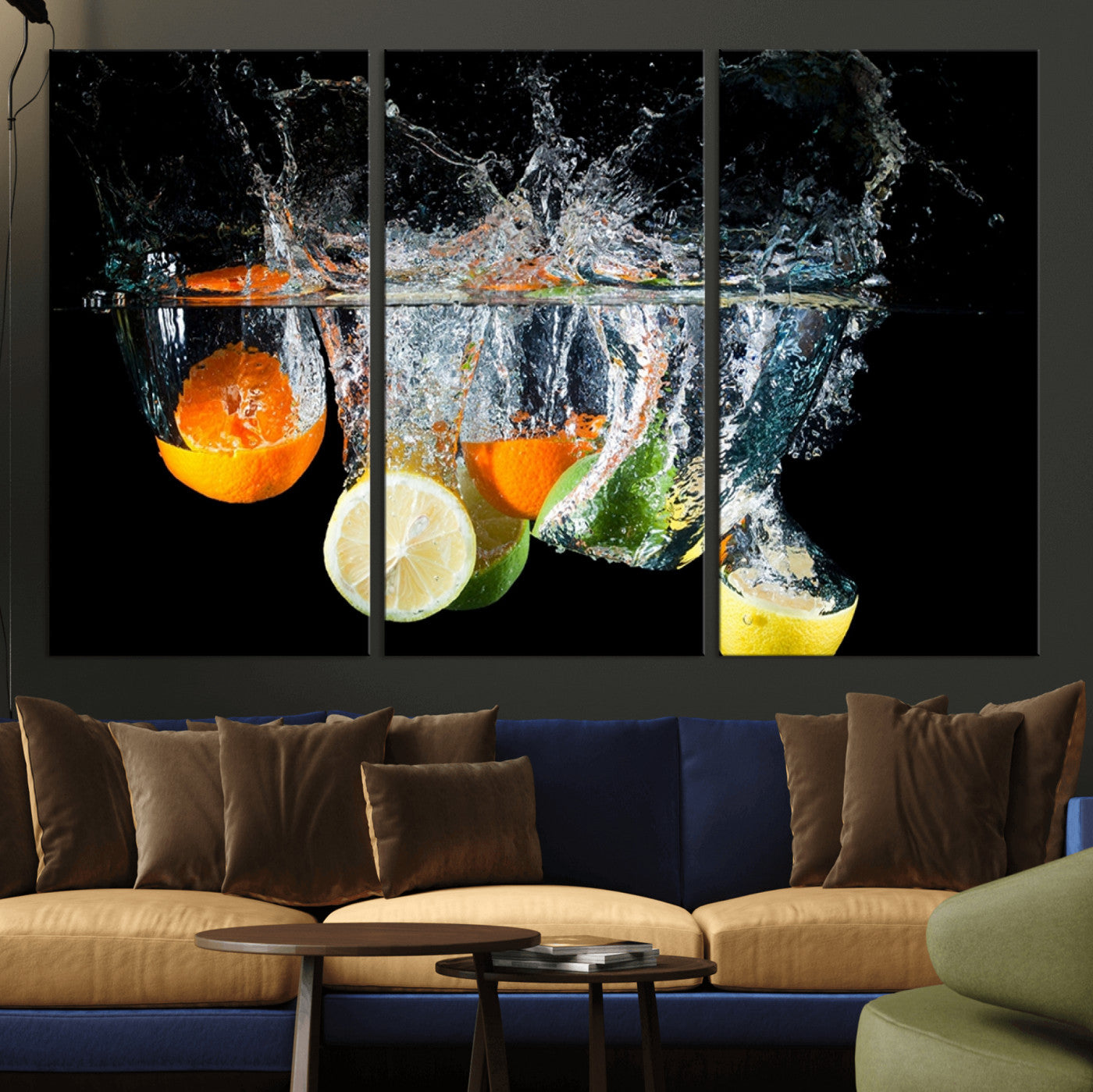 58366-MGV-CV-36X24-Kitchen Wall Art, Kitchen Fruits Art Canvas Print