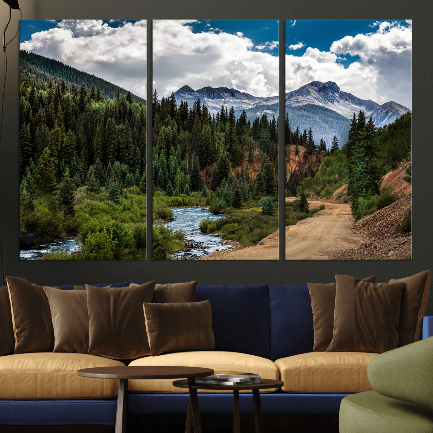 MGV-CV-48X32-3P - San Juan Nal Forest Wall Art Landscape Canvas Print