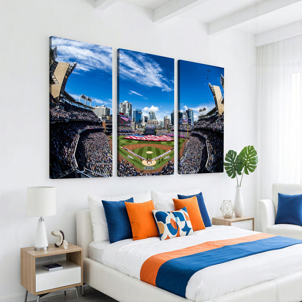 52297-MGV-CV-36X24 - San Diego Padres Baseball Team Print, Petco Park Stadium