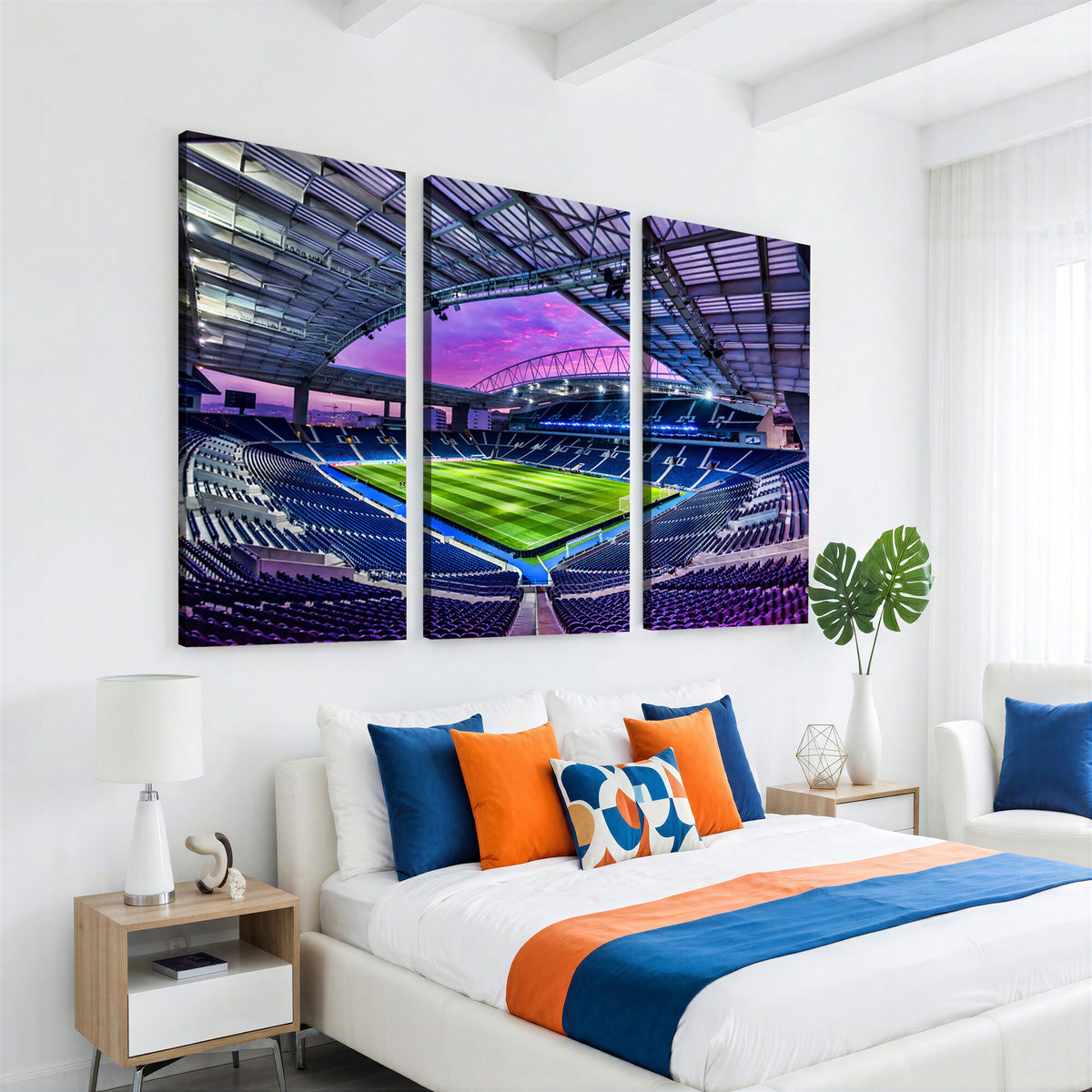 10851-MGV-CV-36X24 - FC Porto Soccer Team Print Canvas, Dragon Stadium Wall Art