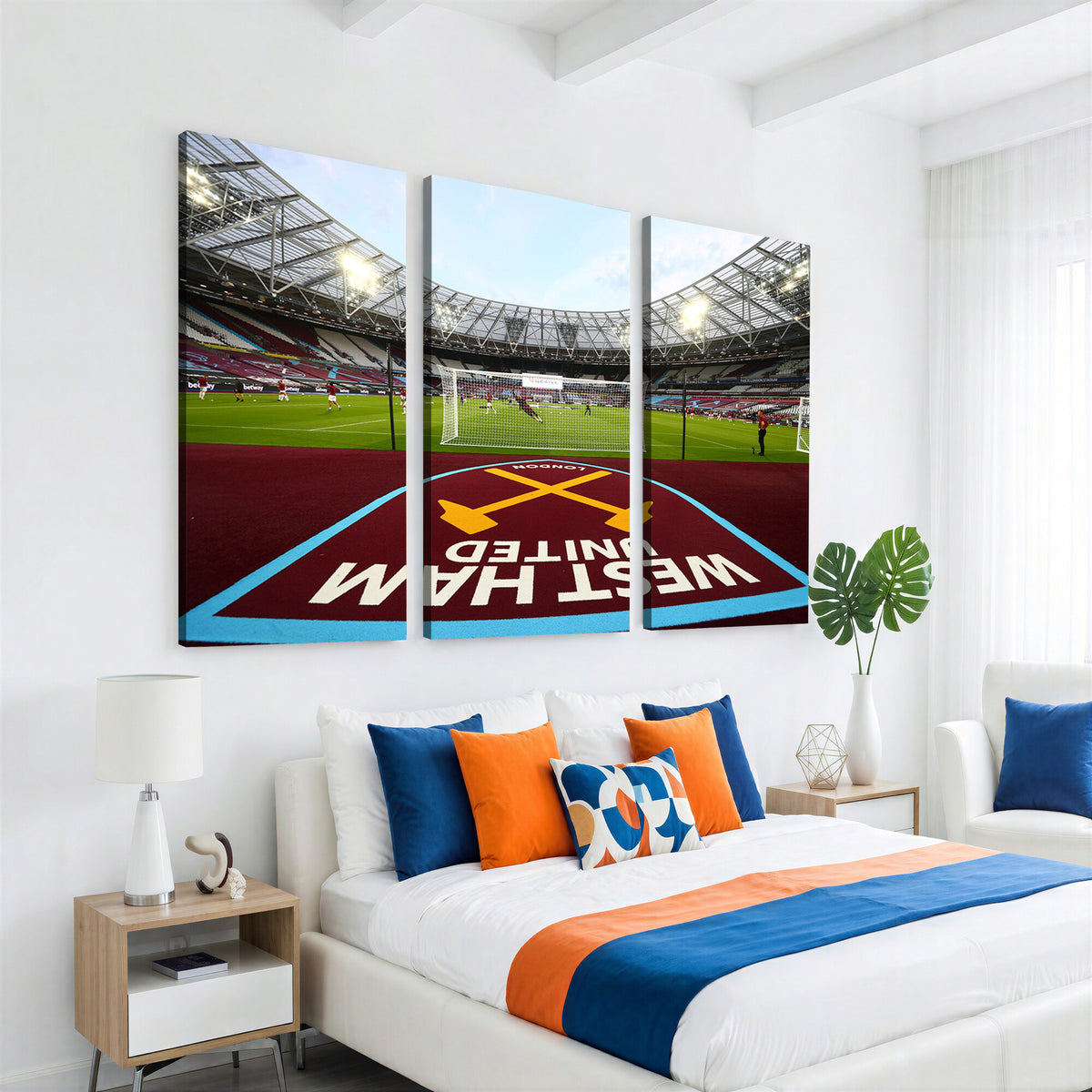 77367-MGV-CV-36X24 - West Ham United FC Stadium Canvas Wall Art, London Stadium