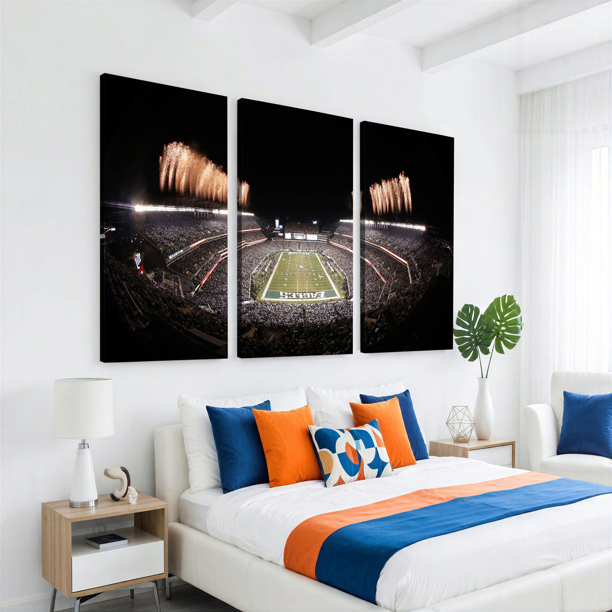 48893-MGV-CV-36X24 - Eagles Field Stadium Wall Art, Lincoln Financial Field