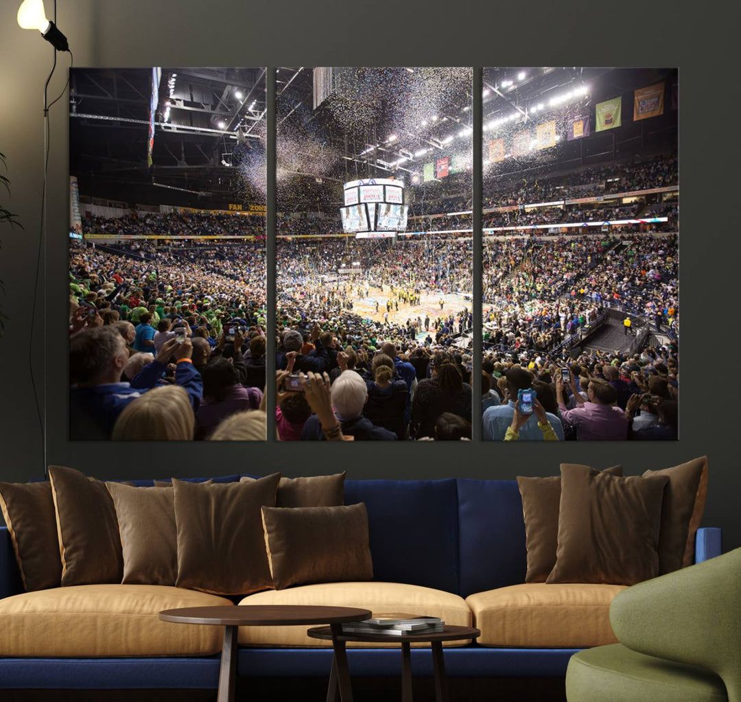 Bridgestone Arena Wall Art | Nashville Predators Hockey Team Print | Canvas Print | Ready to Hang | Nashville Wall Decor