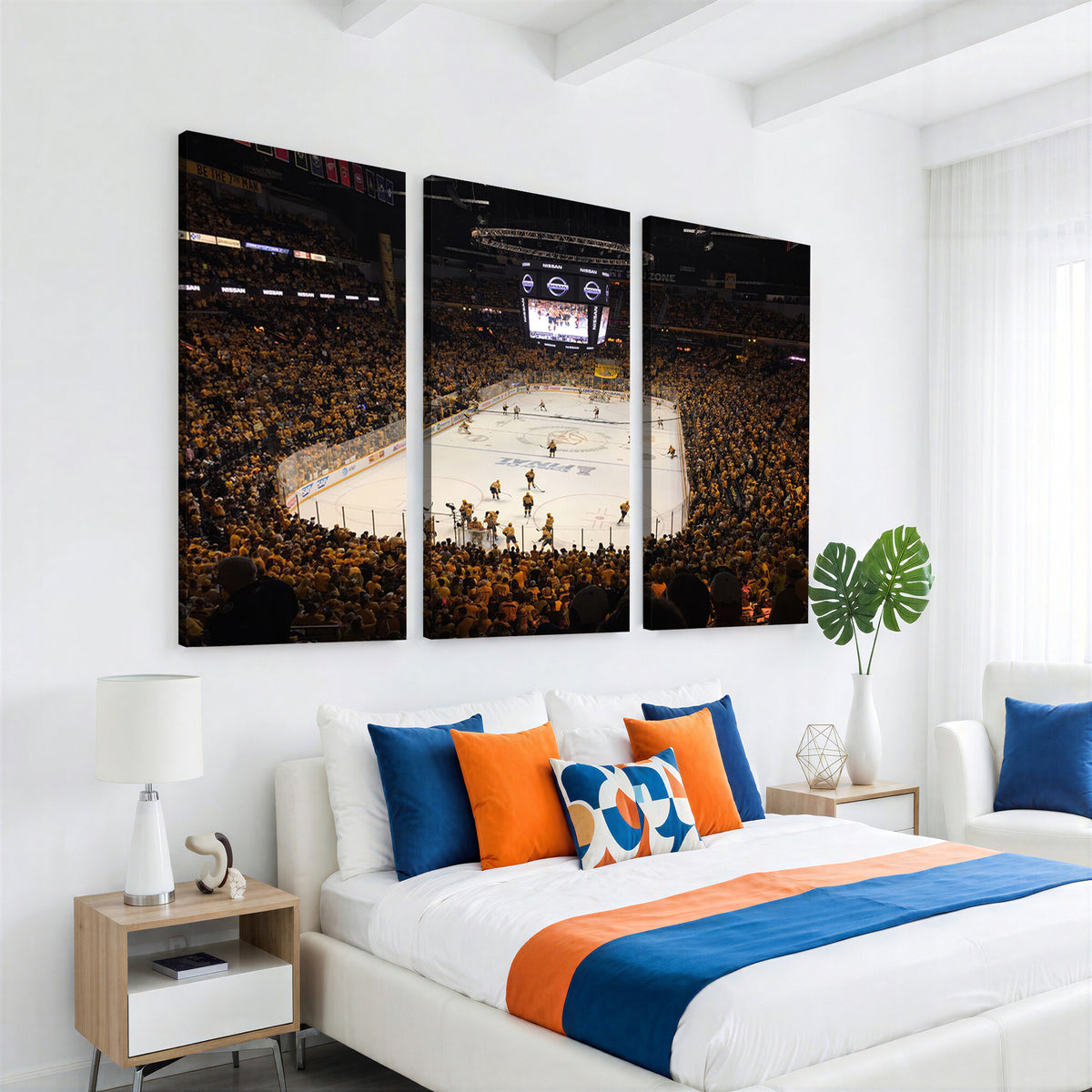 99407-MGV-CV-36X24 - Bridgestone Arena - Nashville Predators Hockey Team Print - Nashville Wall Art Canvas Print