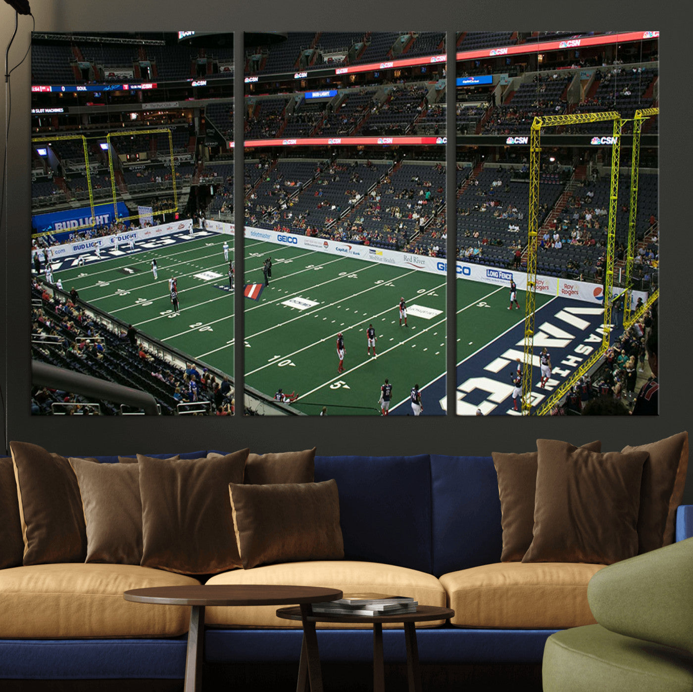 40845-MGV-CV-36X24-Capital One Arena Wall Art | Washington Wizards & Capitals Print | Canvas Print | Ready to Hang |