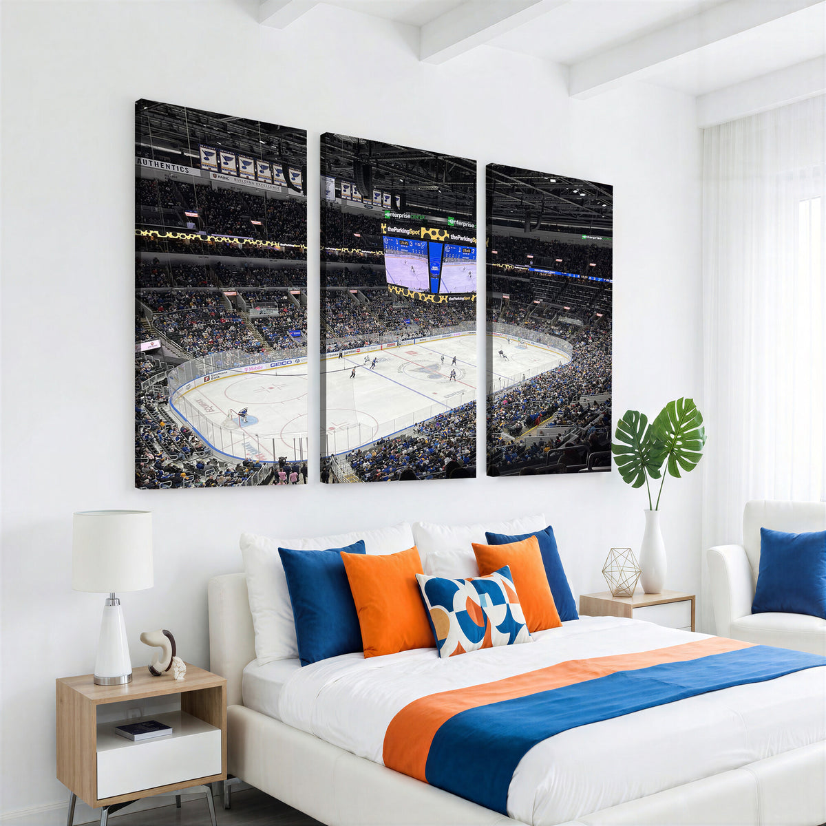 75222-MGV-CV-36X24 - Enterprise Center Missouri St. Louis Blues Hockey Stadium