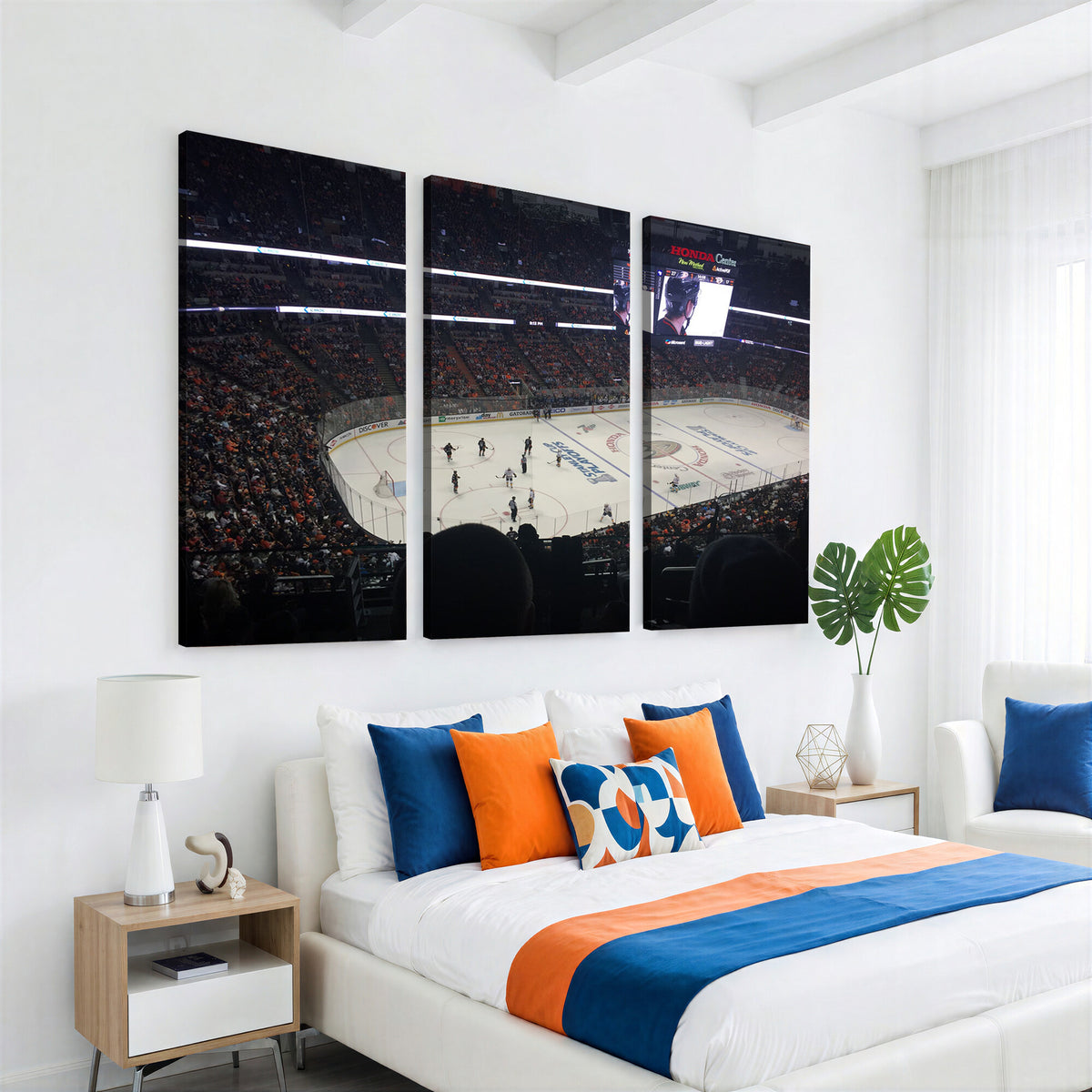 24634-MGV-CV-36X24 - Honda Center California Anaheim Ducks Hockey Stadium Wall Art