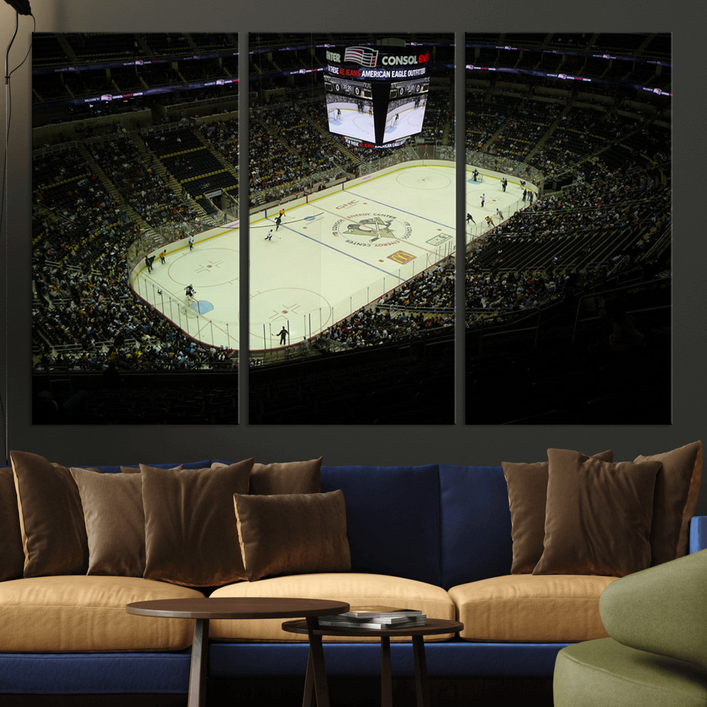 52168-MGV-CV-36X24-PPG Paints Arena Pennsylvania Pittsburgh Penguins Hockey Stadium Canvas, Pennsylvania Pittsburgh