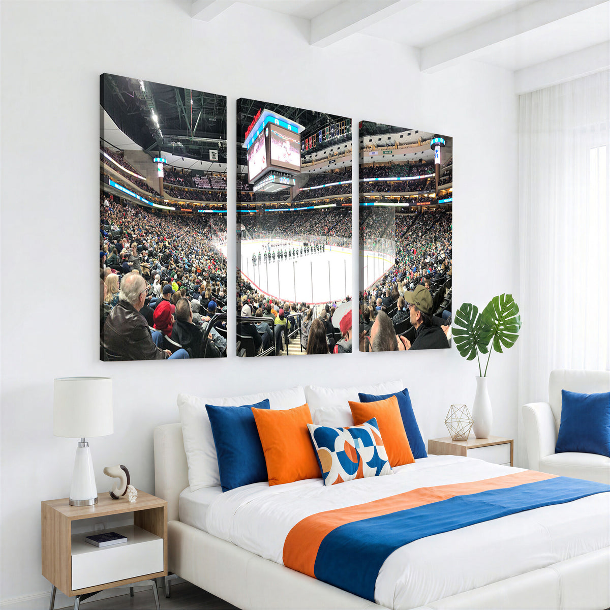 44414-MGV-CV-36X24 - Xcel Energy Center St Paul Minnesota Wild Ice Hockey Stadium