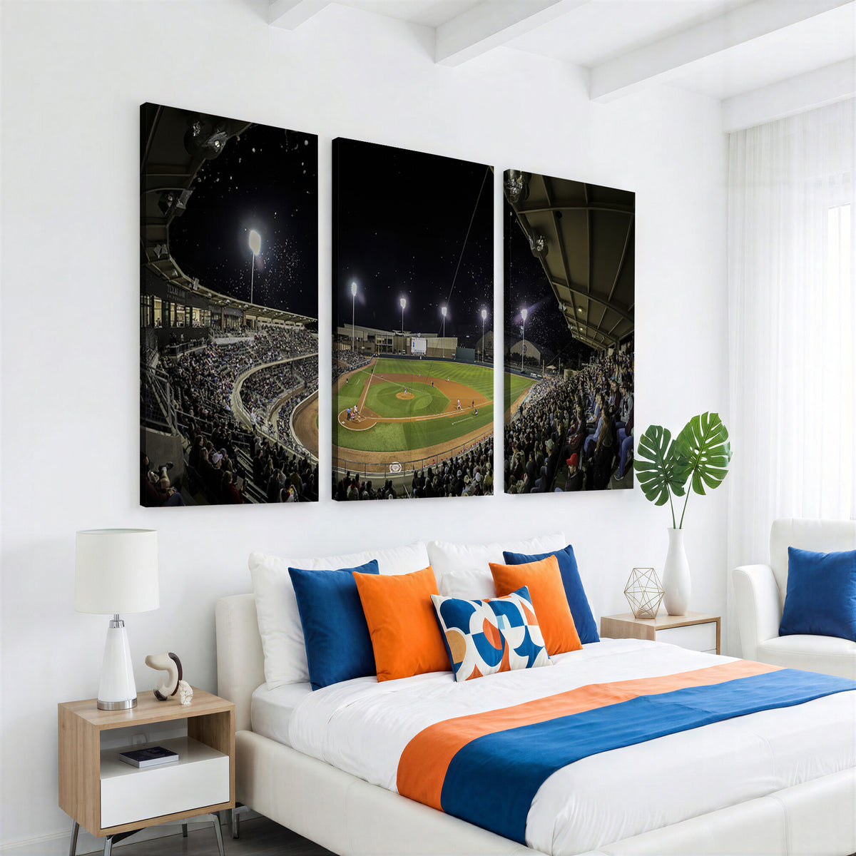 10262-MGV-CV-36X24 - Olsen Field at Blue Bell Park - Texas A&M Aggies Baseball Stadium Wall Art Canvas Print