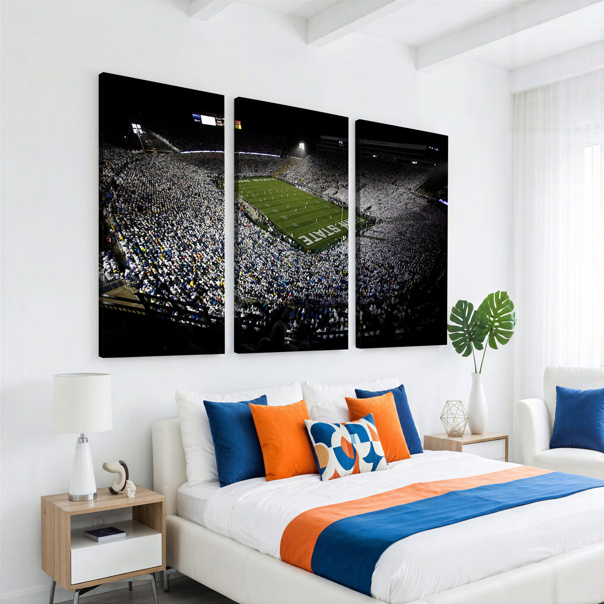 96825-MGV-CV-36X24 - Penn State Football Stadium Wall Art - Beaver Stadium Canvas Print