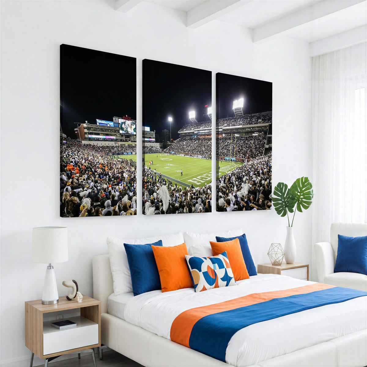 49339-MGV-CV-36X24 - Georgia Tech Yellow Jackets Football Team Print, Atlanta