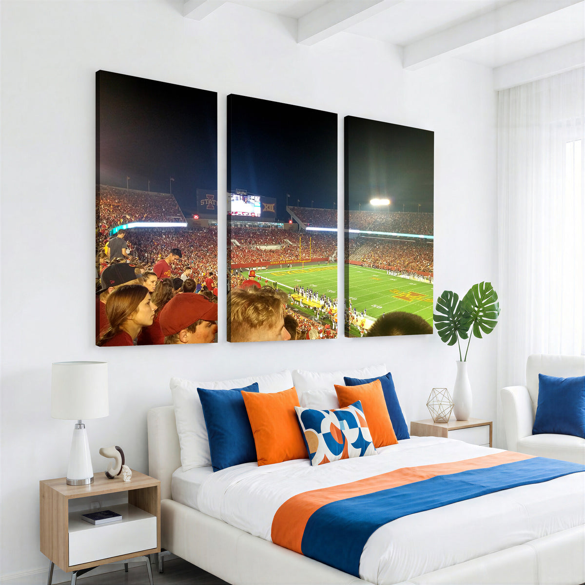 94319-MGV-CV-36X24 - Iowa State University Cyclones Art Print, Jack Trice Stadium Ames