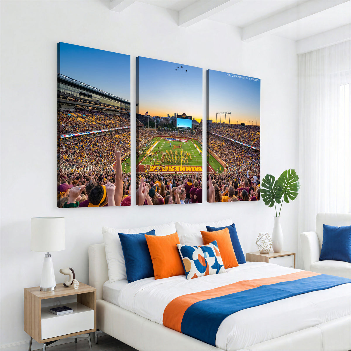 63452-MGV-CV-36X24 - University of Minnesota Golden Gophers Football Team Print