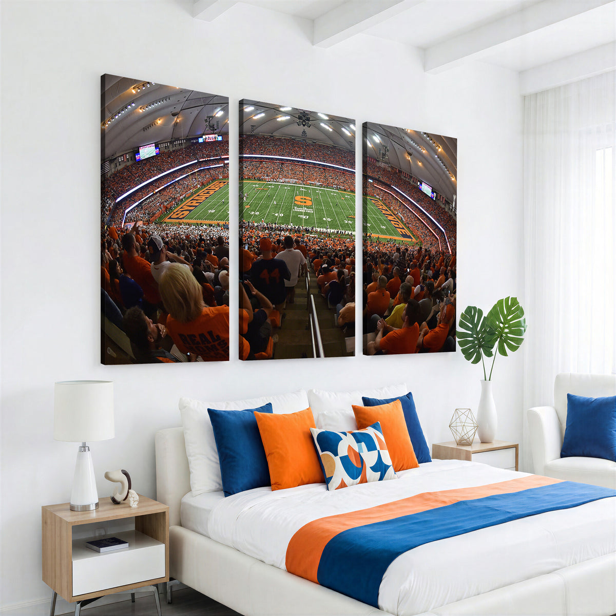 43291-MGV-CV-36X24 - Syracuse University Orange Football Canvas Print, Football Team Print - Syracuse JMA Wireless Dome