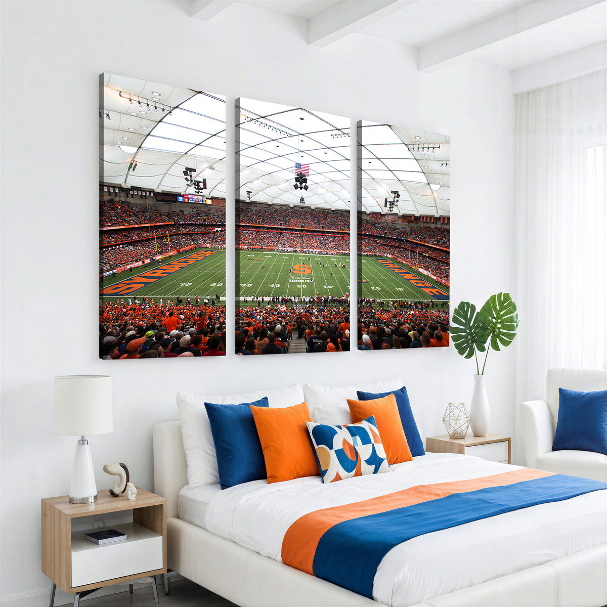 78104-MGV-CV-36X24 - Syracuse University Orange Football Team Print, Syracuse