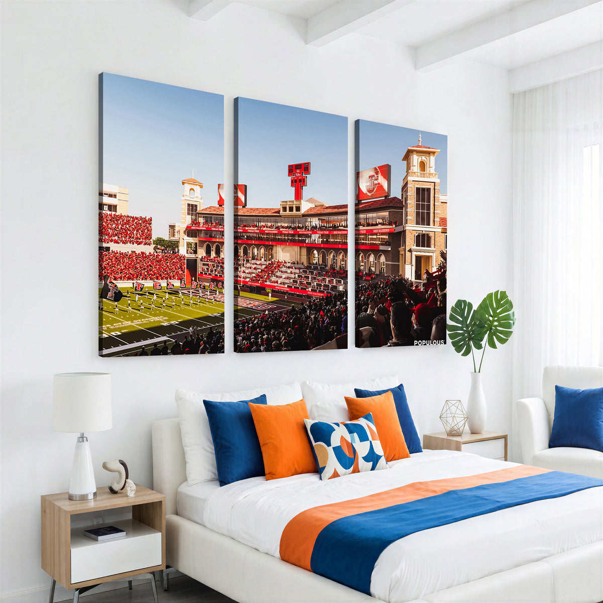 89744-MGV-CV-36X24 - Jones AT&T Stadium Texas Tech Red Raiders Wall Art