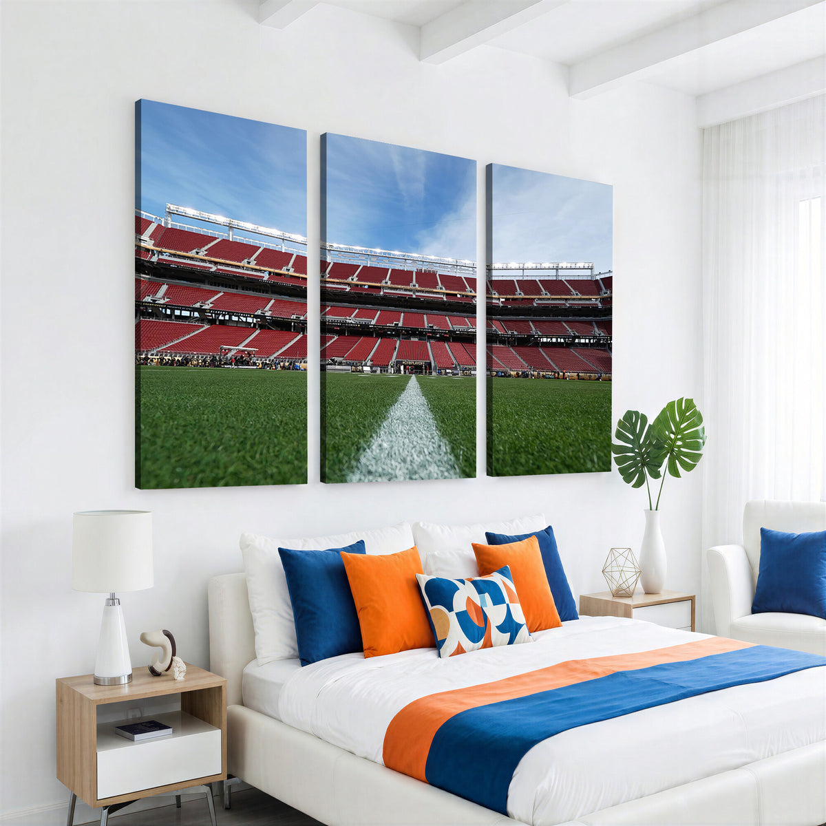83238-MGV-CV-36X24 - University of Tulsa Golden Hurricane Football Team Print