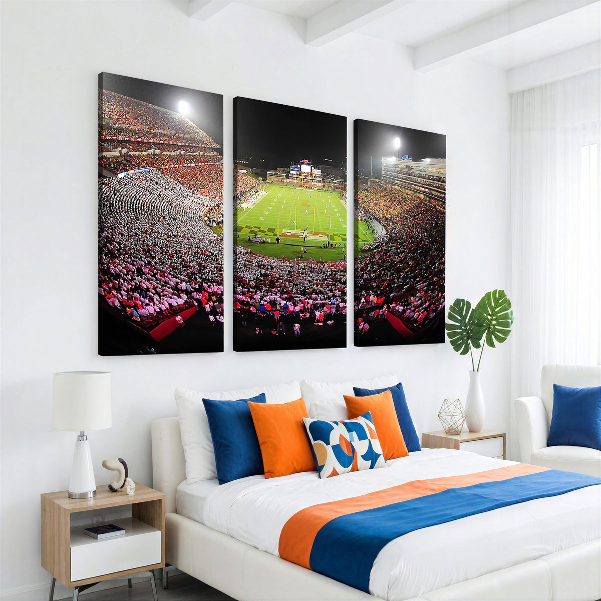 12091-MGV-CV-36X24 - University of Maryland Terrapins Football Team Print, Extra Large Game Room Wall Decor