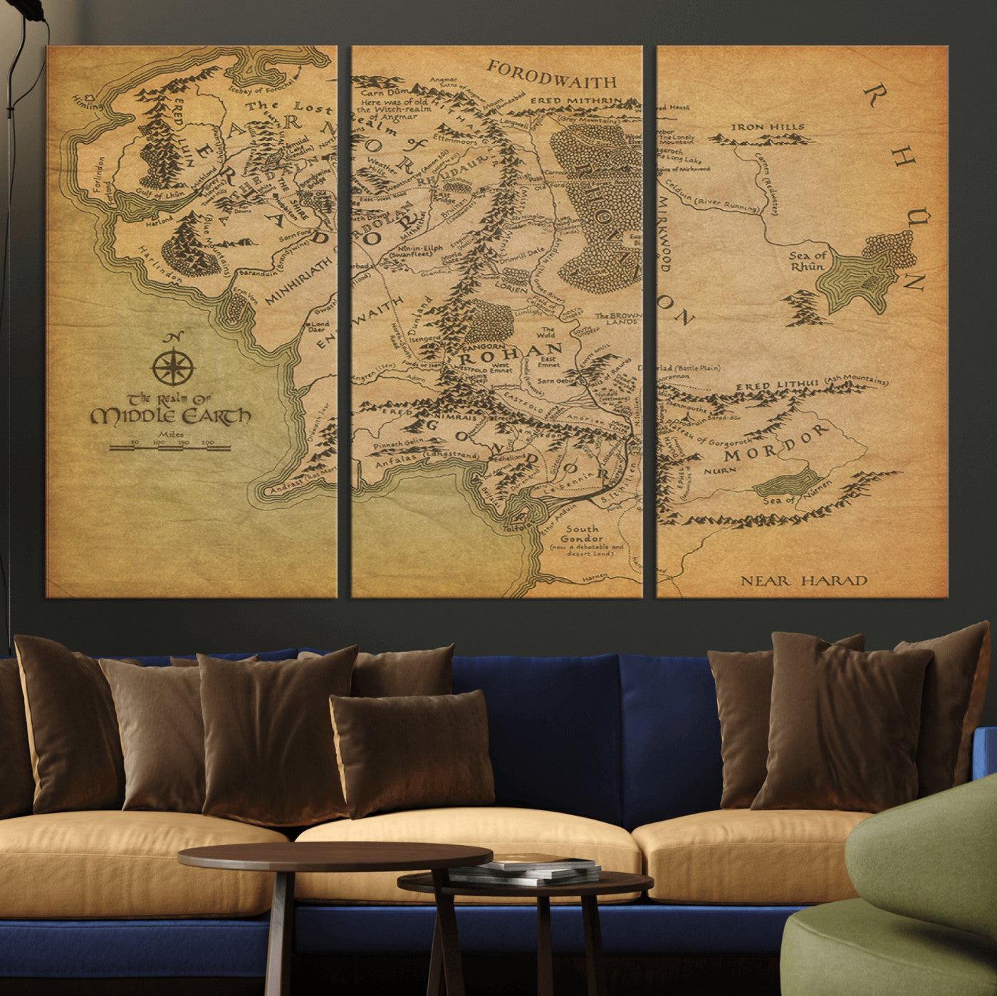 MGV-CV-48X32-3P - Push Pin World Map Canvas Print – Framed Wall Art for Couples to Track Their Travels – Anniversary