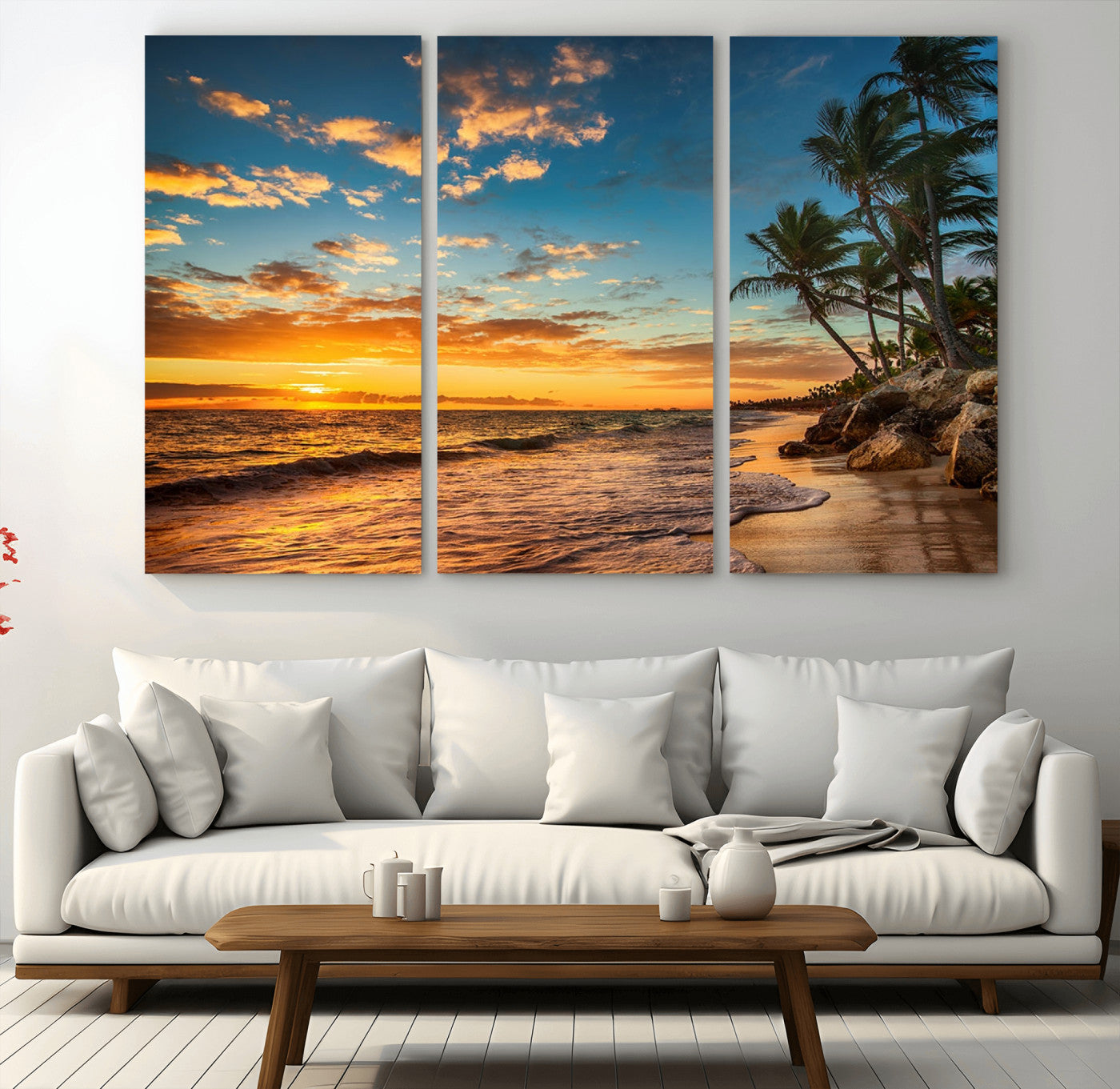MGV-CV-48X32-3P - Sunset Wall Art Canvas Print