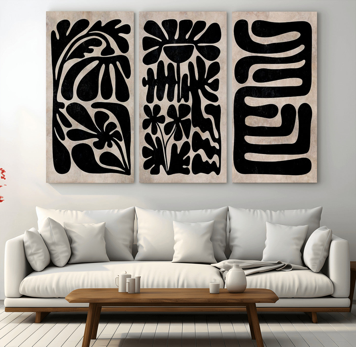 MGV-CV-48X32-3P - Canvas Print Wall Art Abstract Art Boho, Framed Boho Art Canvas Print
