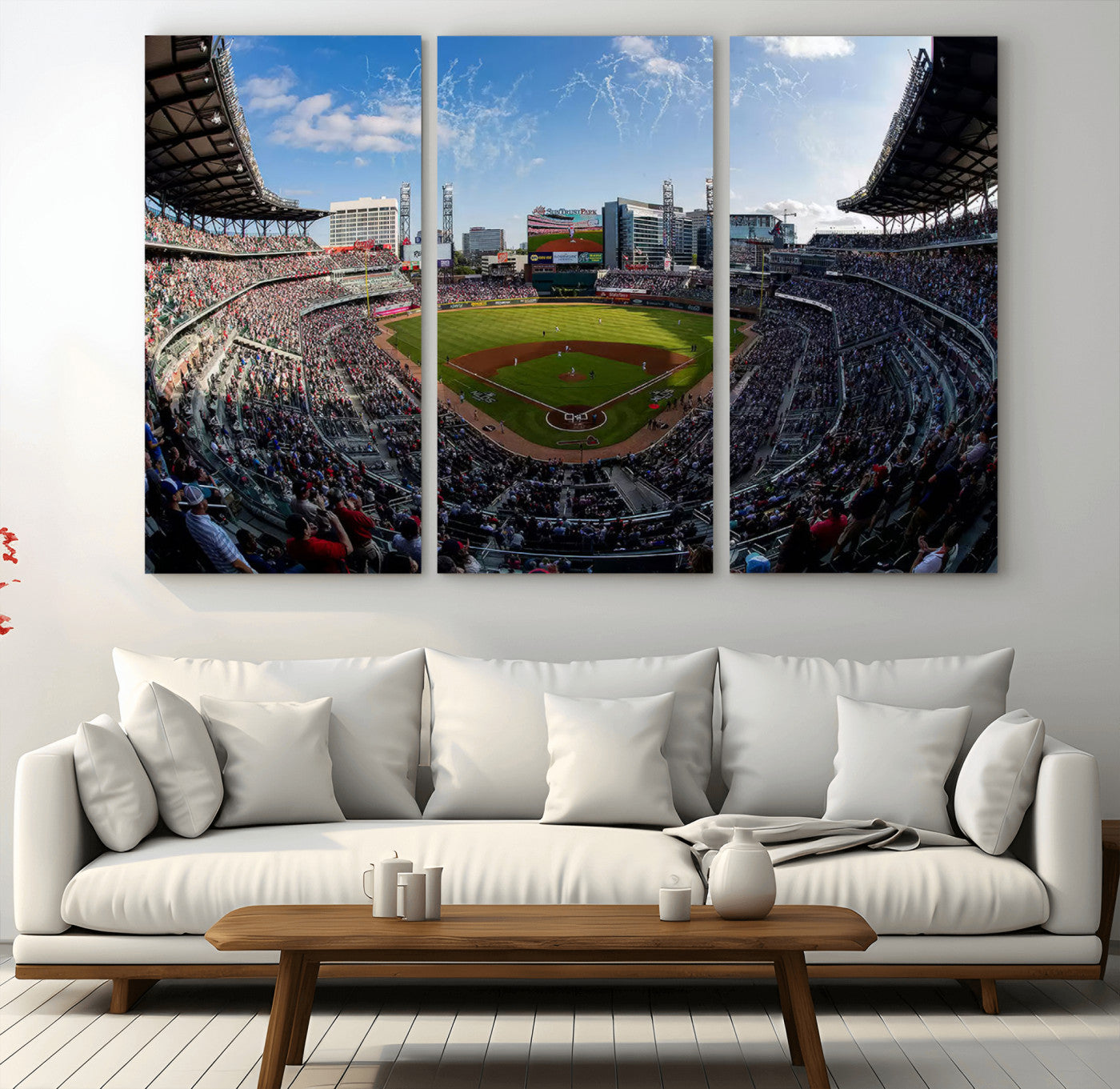 -Truist Park Stadium Canvas Wall Art - Atlanta Braves Game Day Exclusive Decor