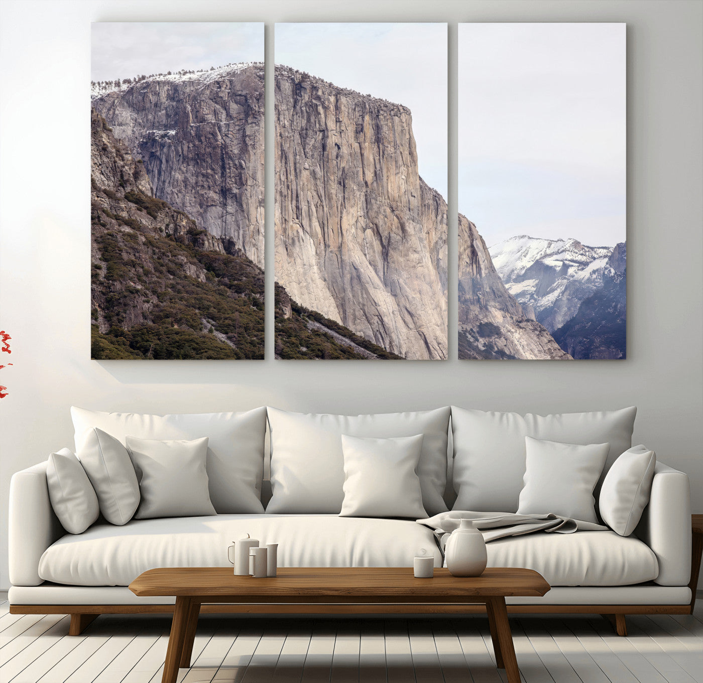74506434-MGV-CV-36X24 - El Capitan Yosemite Mountain Wall Art – Yosemite Cliff Canvas Print, Rugged Terrain and Timeless Wilderness Decor for Office, Living Room or Cabin