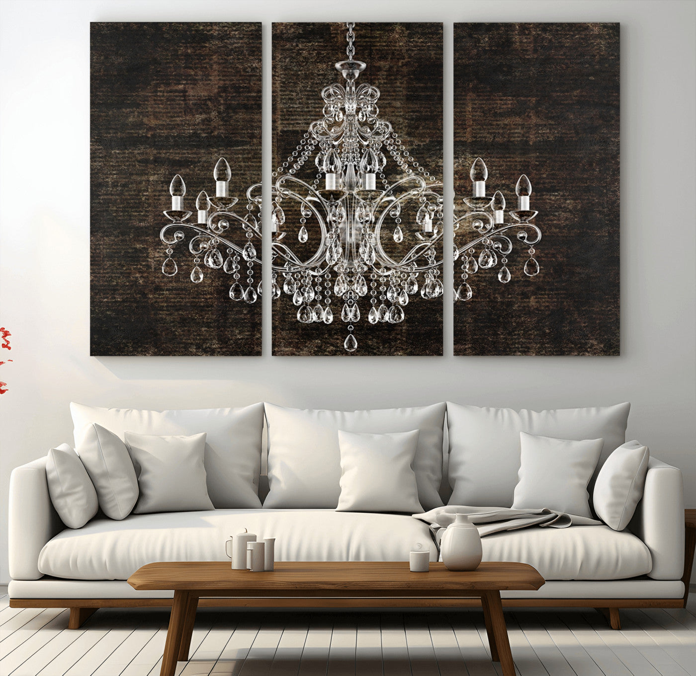 69434-MGV-CV-36X24-Rustic Chandelier Canvas Print