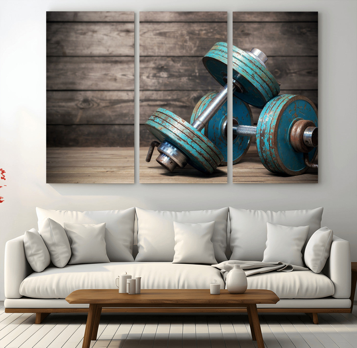 39364-MGV-CV-36X24-Dambell and Sport Wall Art Canvas Print