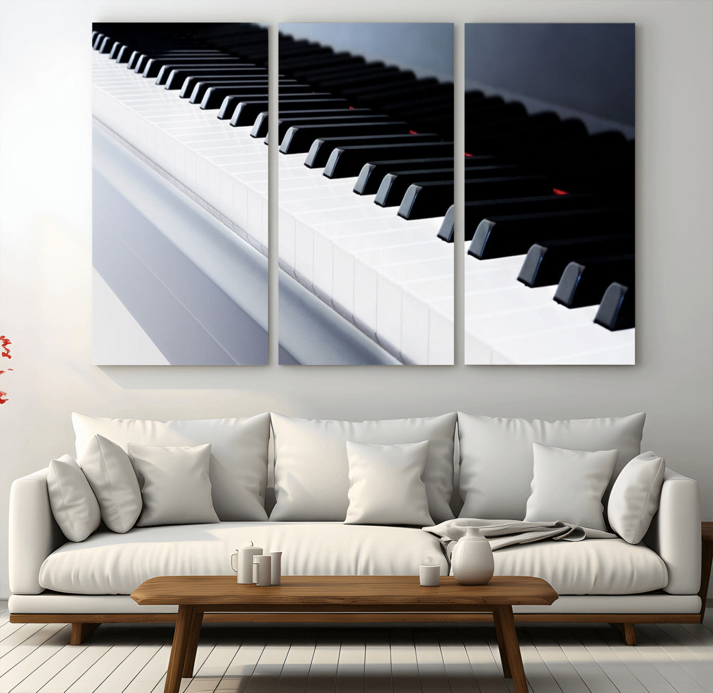 73351-MGV-CV-48X32-3P-Piano Artwork Canvas Wall Art Print
