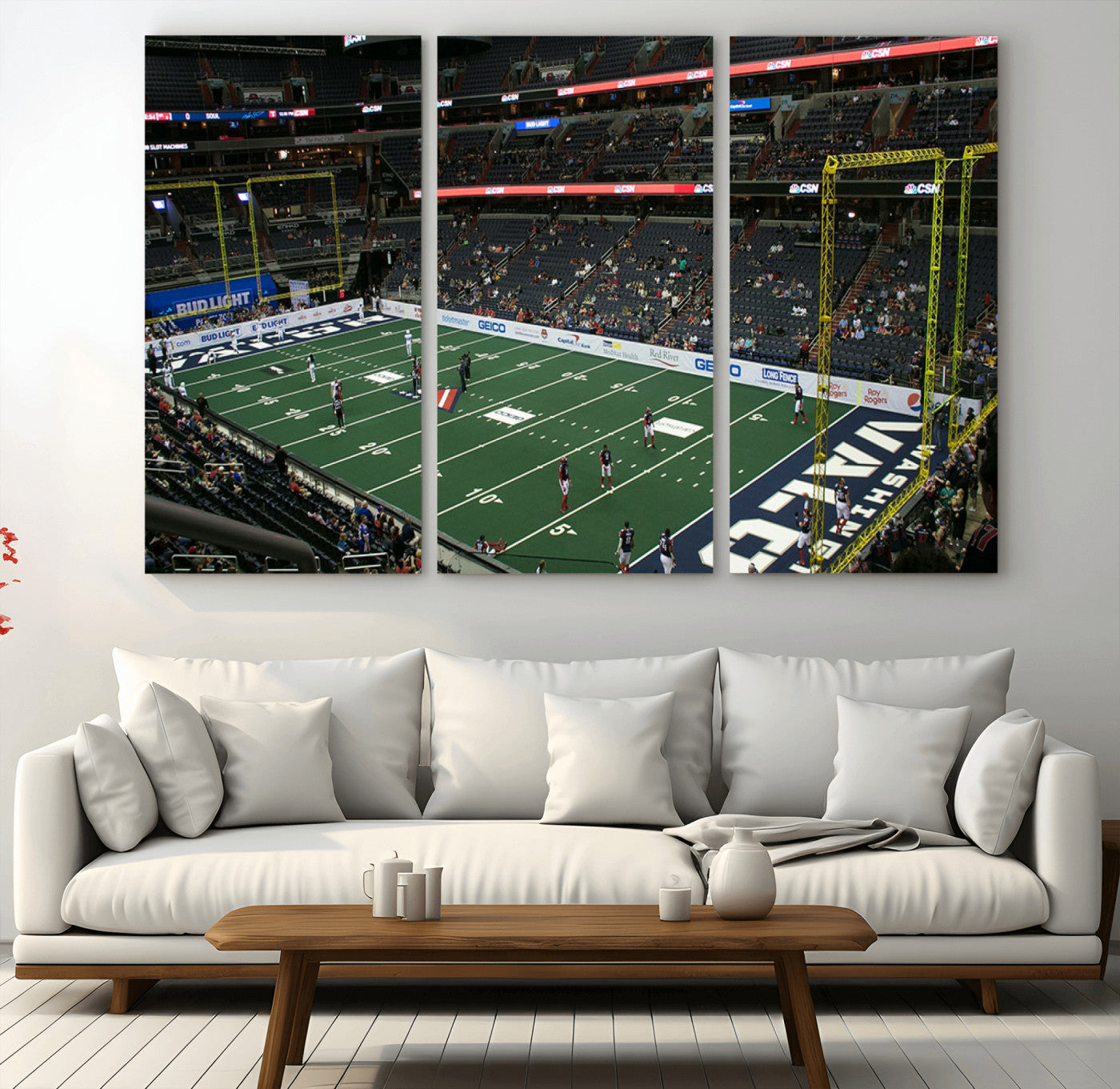 MGV-CV-48X32-3P - Capital One Arena Wall Art | Washington Wizards & Capitals Print | Canvas Print | Ready to Hang |