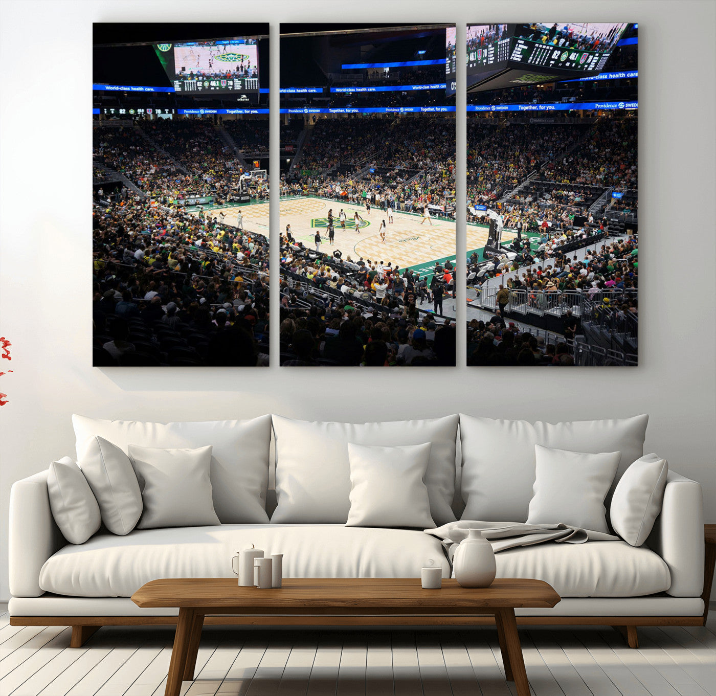 MGV-CV-48X32-3P - Climate Pledge Arena | Washington Seattle Kraken Hockey Stadium Wall Art | Canvas Print | Ready to