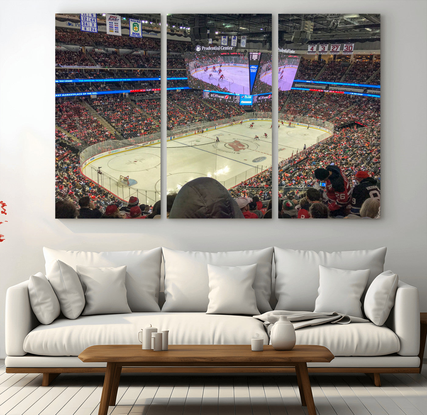 29638-MGV-CV-36X24-Prudential Center Newark New Jersey Devils Hockey Stadium, New Jersey Devils Hockey Stadium Canvas