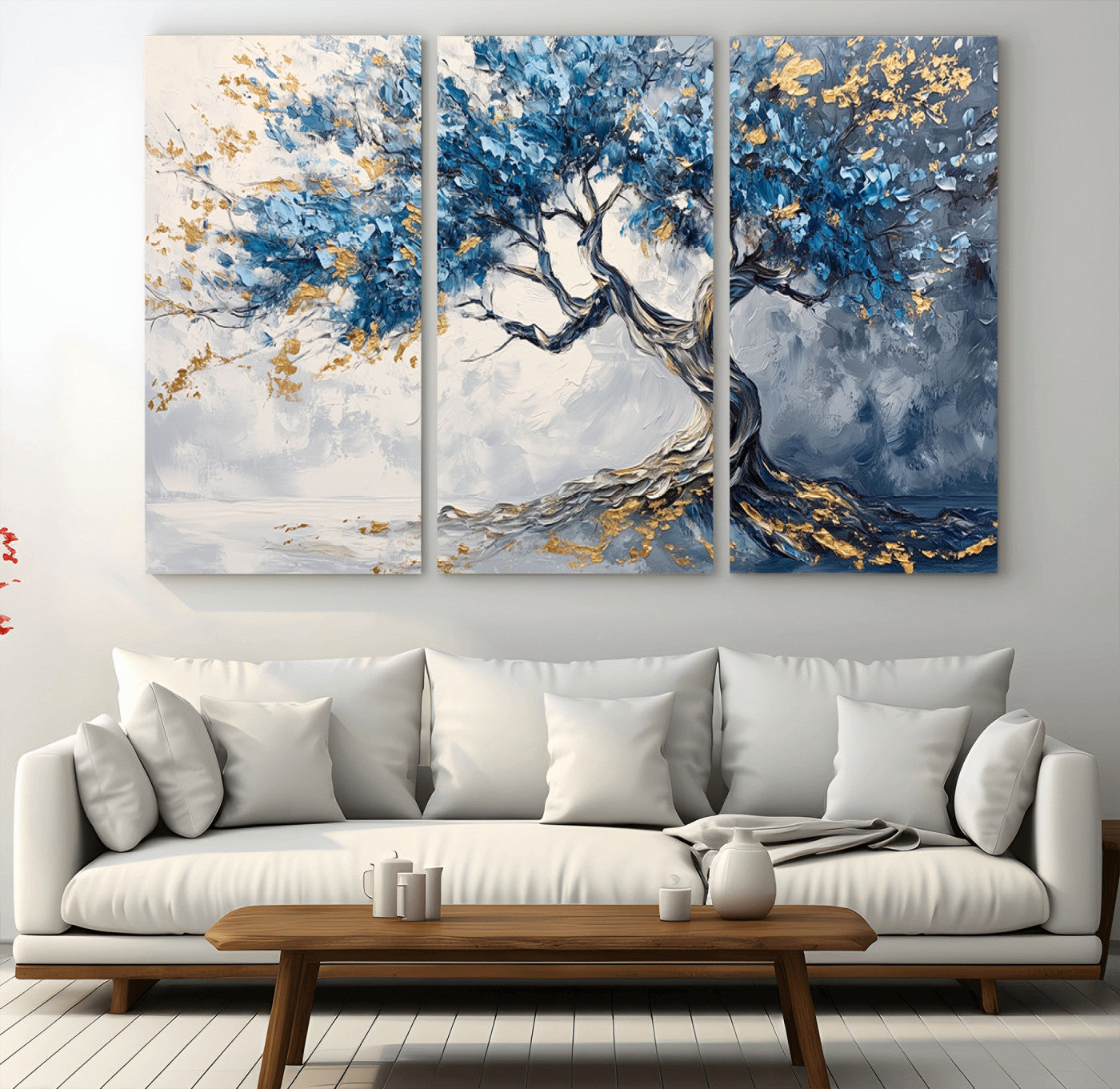 -Abstract Tree Painting Canvas Wall Art | Tree of Life Painting Wall Art Canvas Print